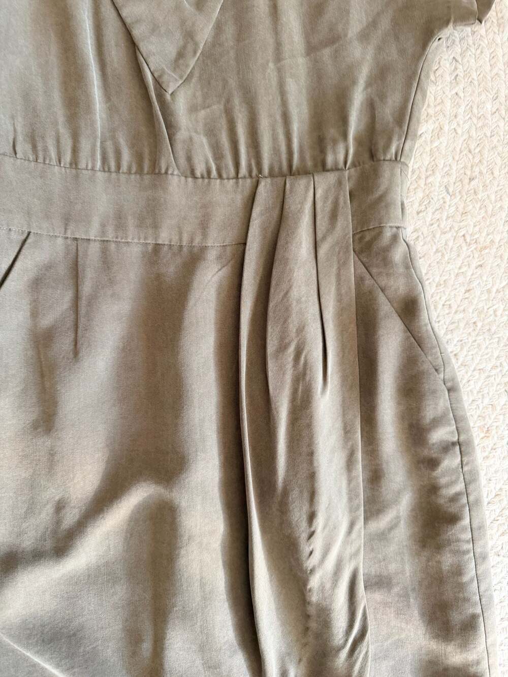 Trina Turk Olive Green Midi Dress - Picture 2 of 6